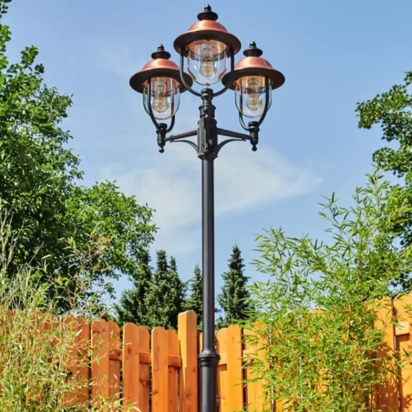 hofstein Borne lumineuse Gascon Noir, 3 lumières* Lampes Modernes