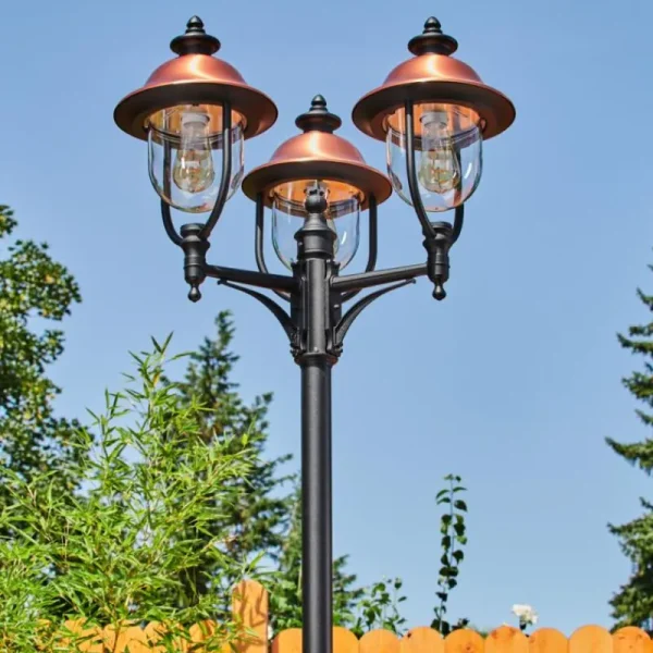 hofstein Borne lumineuse Gascon Noir, 3 lumières* Lampes Modernes
