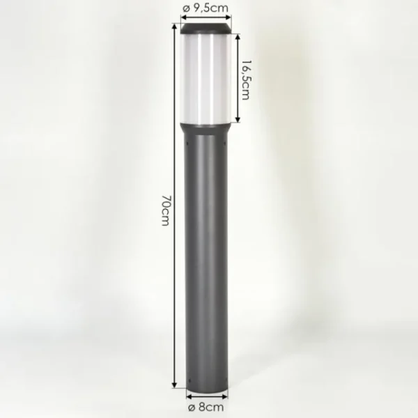hofstein Borne lumineuse Gondoyer Anthracite, 1 lumière* Lampes Modernes