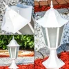 hofstein Borne lumineuse Hongkong Frost Blanc, 1 lumière* Lampes En Verre