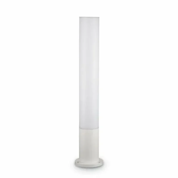 Luminaires Ideallux Borne lumineuse Ideal Lux EDO OUTDOOR Blanc, 1 lumière* Lampes En Verre