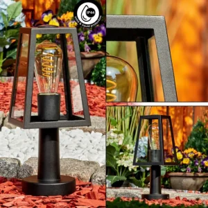 hofstein Borne lumineuse Juanico Noir, 1 lumière* Lampes Modernes