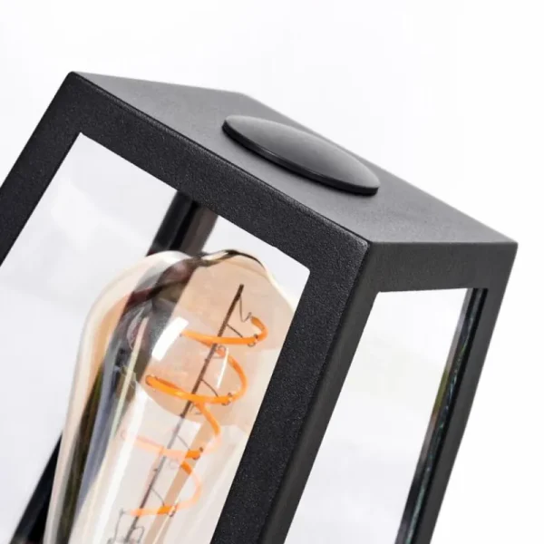 hofstein Borne lumineuse Juanico Noir, 1 lumière* Lampes Modernes
