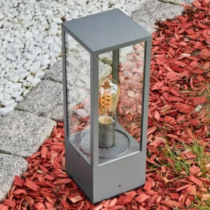 hofstein Borne lumineuse Kiwalik Anthracite, 1 lumière* Lampes Modernes