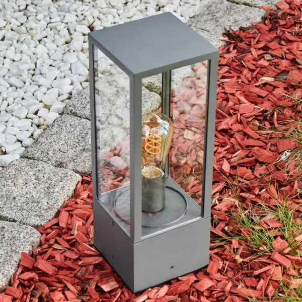 hofstein Borne lumineuse Kiwalik Anthracite, 1 lumière* Lampes Modernes