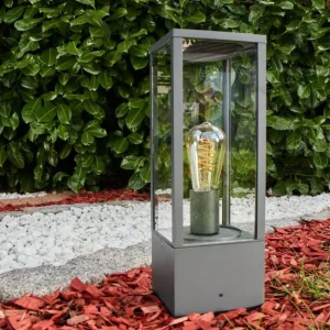 hofstein Borne lumineuse Kiwalik Anthracite, 1 lumière* Lampes Modernes