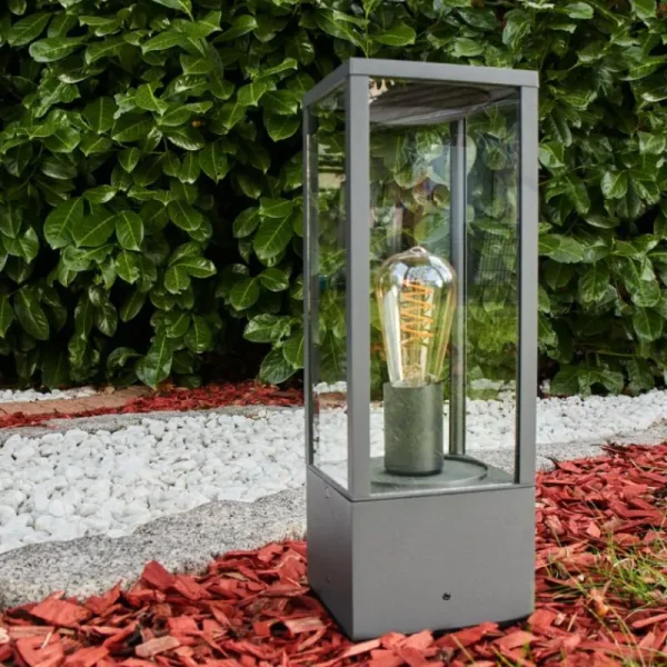 hofstein Borne lumineuse Kiwalik Anthracite, 1 lumière* Lampes Modernes
