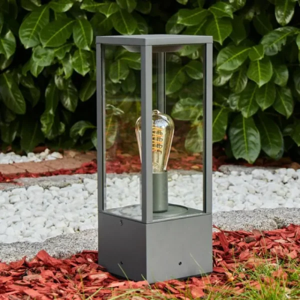 hofstein Borne lumineuse Kiwalik Anthracite, 1 lumière* Lampes Modernes