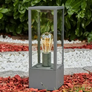 hofstein Borne lumineuse Kiwalik Anthracite, 1 lumière* Lampes Modernes