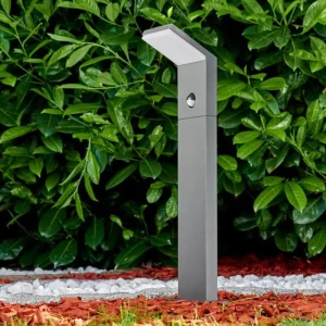 hofstein Borne lumineuse Korup LED Anthracite, 1 lumière, Détecteur de mouvement* Lampes Modernes
