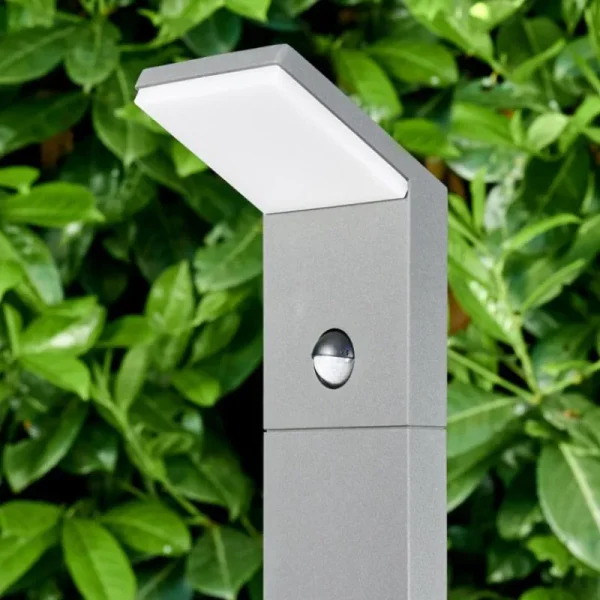 hofstein Borne lumineuse Korup LED Anthracite, 1 lumière, Détecteur de mouvement* Lampes Modernes