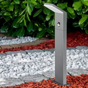 hofstein Borne lumineuse Korup LED Anthracite, 1 lumière, Détecteur de mouvement* Lampes Modernes
