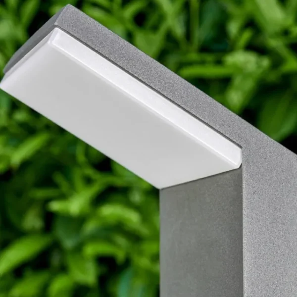 hofstein Borne lumineuse Korup LED Anthracite, 1 lumière, Détecteur de mouvement* Lampes Modernes