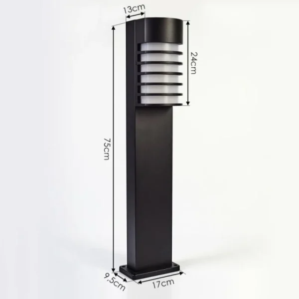 hofstein Borne lumineuse Kurola Noir, 1 lumière* Lampes Modernes