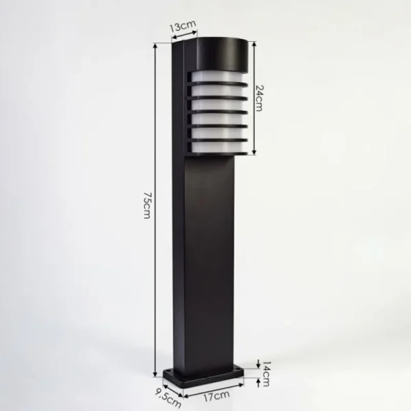 hofstein Borne lumineuse Kurola Noir, 1 lumière* Lampes Modernes