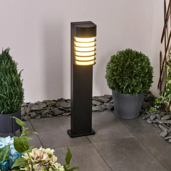 hofstein Borne lumineuse Kurola Noir, 1 lumière* Lampes Modernes