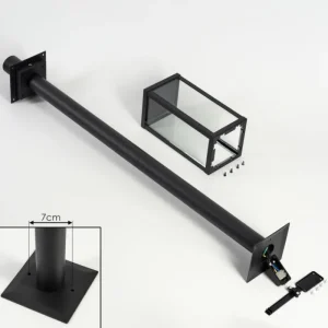 hofstein Borne lumineuse Lapa Noir, 1 lumière* Lampes Modernes