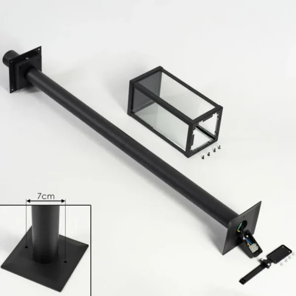 hofstein Borne lumineuse Lapa Noir, 1 lumière* Lampes Modernes