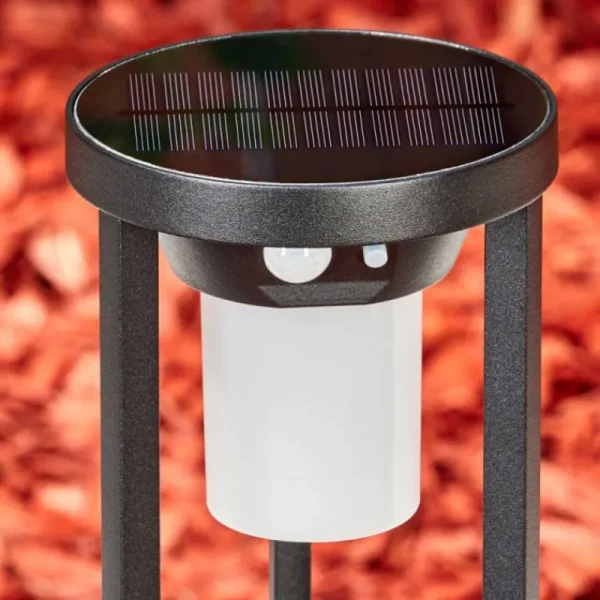 hofstein Borne lumineuse Lokpano LED Noir, Blanc, 1 lumière, Détecteur de mouvement* Lampes Modernes