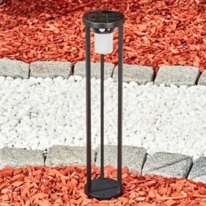 hofstein Borne lumineuse Lokpano LED Noir, Blanc, 1 lumière, Détecteur de mouvement* Lampes Modernes