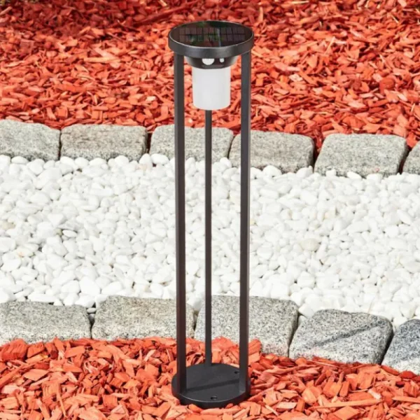 hofstein Borne lumineuse Lokpano LED Noir, Blanc, 1 lumière, Détecteur de mouvement* Lampes Modernes