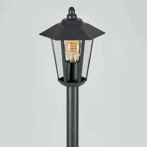 hofstein Borne lumineuse Moskau Anthracite, 1 lumière* Lampes En Verre