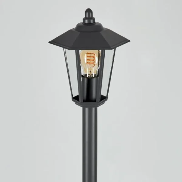 hofstein Borne lumineuse Moskau Anthracite, 1 lumière* Lampes En Verre