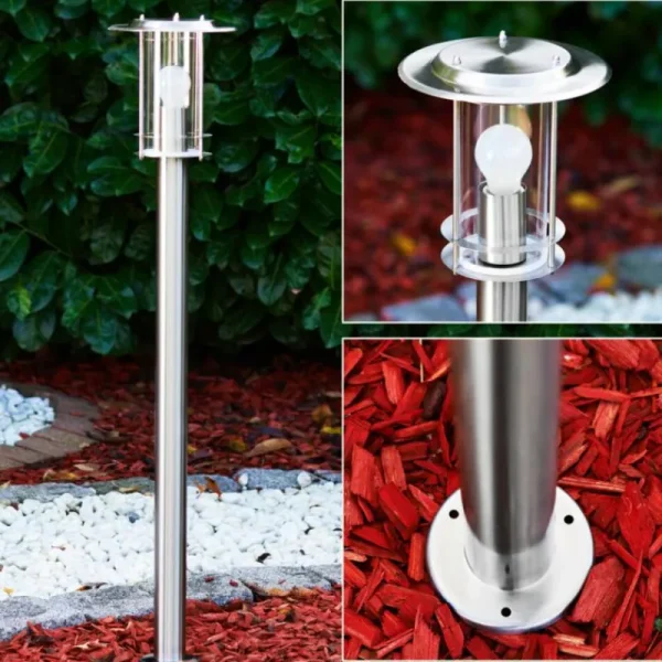 hofstein Borne lumineuse Mulo Acier inoxydable, 1 lumière* Lampes Modernes