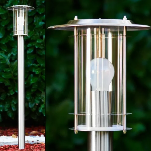 hofstein Borne lumineuse Mulo Acier inoxydable, 1 lumière* Lampes Modernes