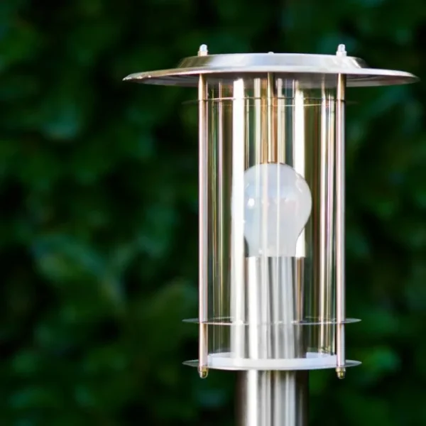 hofstein Borne lumineuse Mulo Acier inoxydable, 1 lumière* Lampes Modernes