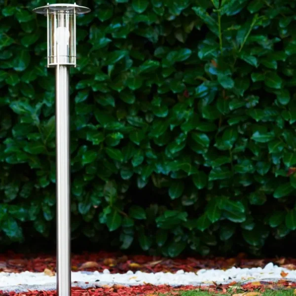 hofstein Borne lumineuse Mulo Acier inoxydable, 1 lumière* Lampes Modernes