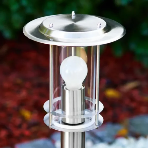 hofstein Borne lumineuse Mulo Acier inoxydable, 1 lumière* Lampes Modernes