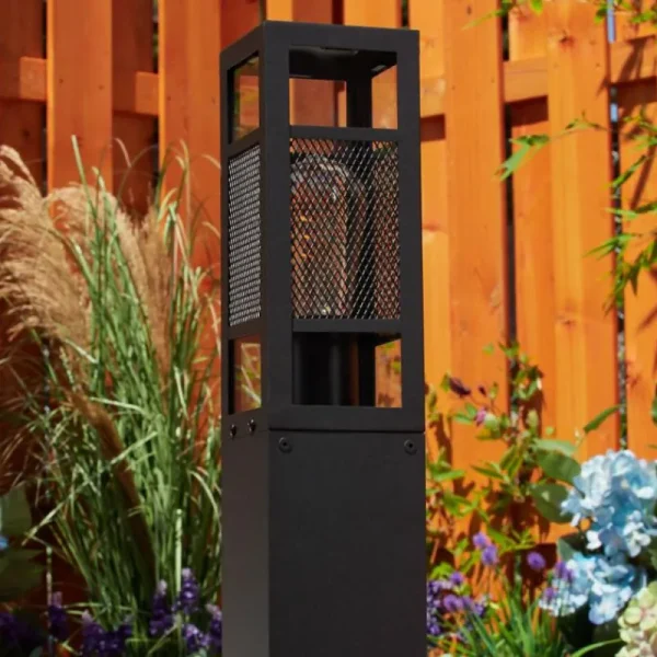 hofstein Borne lumineuse Nelgen Noir, 1 lumière* Lampes Modernes