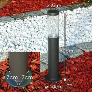 hofstein Borne lumineuse Noreaz LED Anthracite, 1 lumière* Lampes Modernes