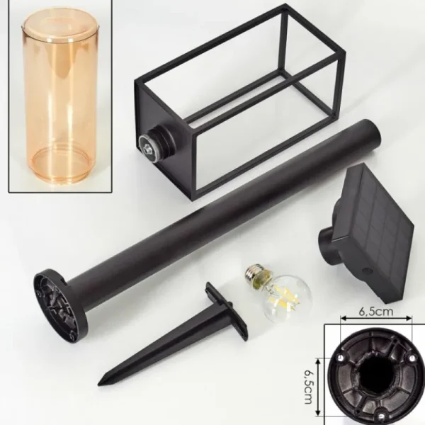 hofstein Borne lumineuse Palanga LED Noir, 1 lumière* Lampes Modernes