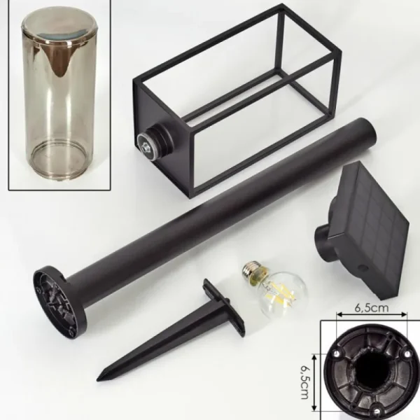 hofstein Borne lumineuse Palanga LED Noir, 1 lumière* Lampes Modernes