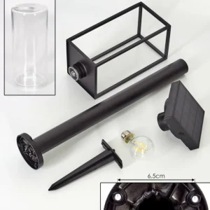 hofstein Borne lumineuse Palanga LED Noir, 1 lumière* Lampes Modernes