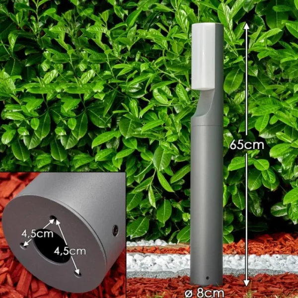 hofstein Borne lumineuse Porus LED Anthracite, 1 lumière* Lampes Modernes