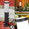 hofstein Borne lumineuse Ruti Noir, 1 lumière, Détecteur de mouvement* Lampes Modernes