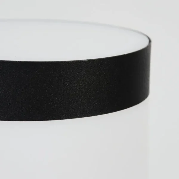 hofstein Borne lumineuse Ruti Noir, 1 lumière, Détecteur de mouvement* Lampes Modernes
