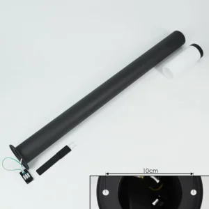 hofstein Borne lumineuse Ruti Noir, 1 lumière* Lampes Modernes