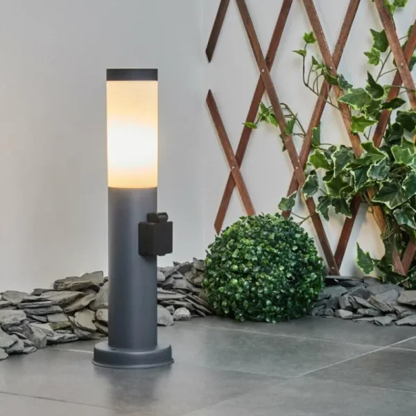 hofstein Borne lumineuse Sessa Anthracite, 1 lumière* Lampes Modernes