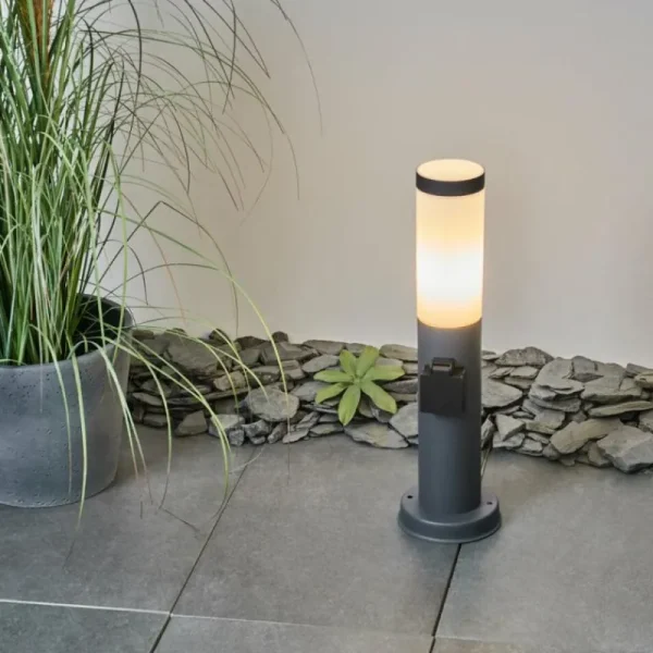 hofstein Borne lumineuse Sessa Anthracite, 1 lumière* Lampes Modernes