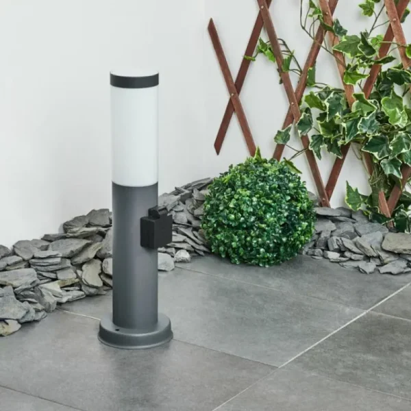 hofstein Borne lumineuse Sessa Anthracite, 1 lumière* Lampes Modernes