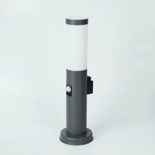 hofstein Borne lumineuse Sessa Anthracite, 1 lumière, Détecteur de mouvement* Lampes Modernes