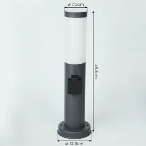 hofstein Borne lumineuse Sessa Anthracite, 1 lumière* Lampes Modernes