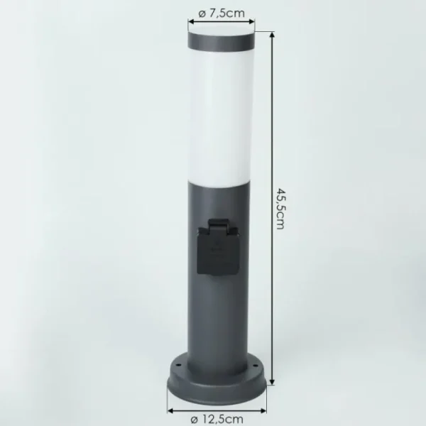 hofstein Borne lumineuse Sessa Anthracite, 1 lumière* Lampes Modernes