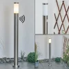 hofstein Borne lumineuse Sessa Nickel mat, 1 lumière, Détecteur de mouvement* Lampes Modernes