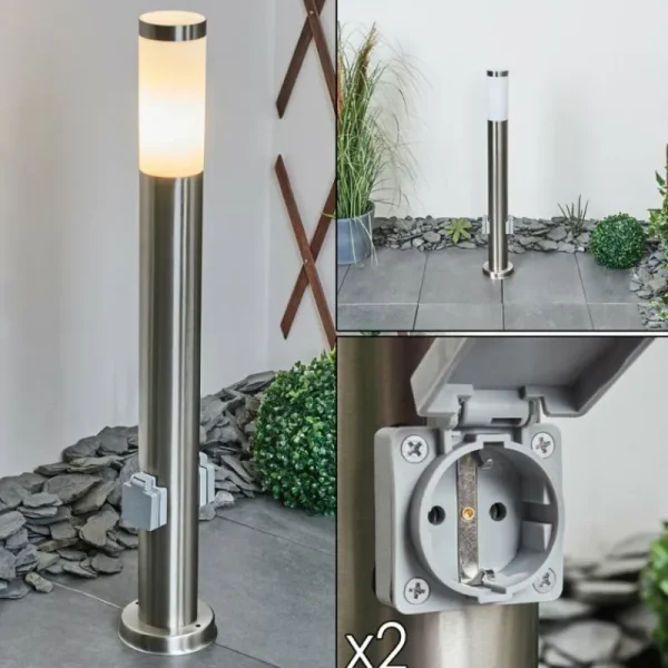 hofstein Borne lumineuse Sessa Nickel mat, 1 lumière* Lampes Modernes