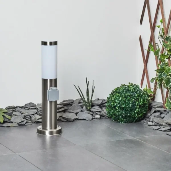 hofstein Borne lumineuse Sessa Nickel mat, 1 lumière* Lampes Modernes